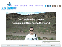 Tablet Screenshot of alexswallow.com